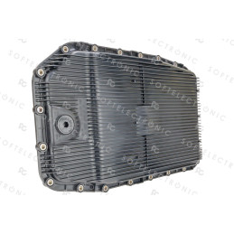TRANSMISSION OIL PAN WITH FILTER
