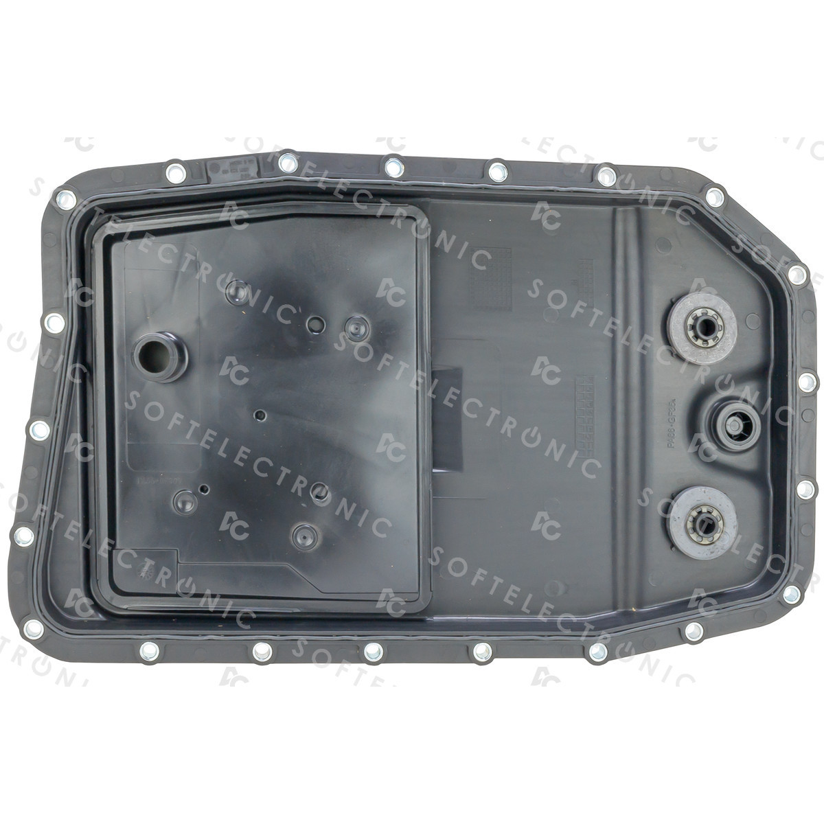TRANSMISSION OIL PAN WITH FILTER
