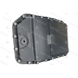 TRANSMISSION OIL PAN WITH FILTER