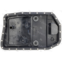 TRANSMISSION OIL PAN WITH FILTER